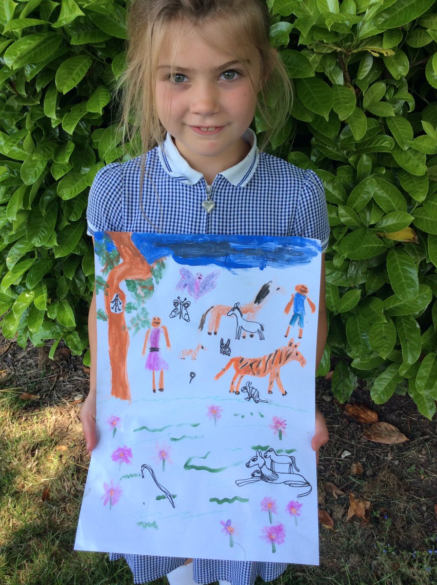 Look at our fabulous ‘creation story’ art.