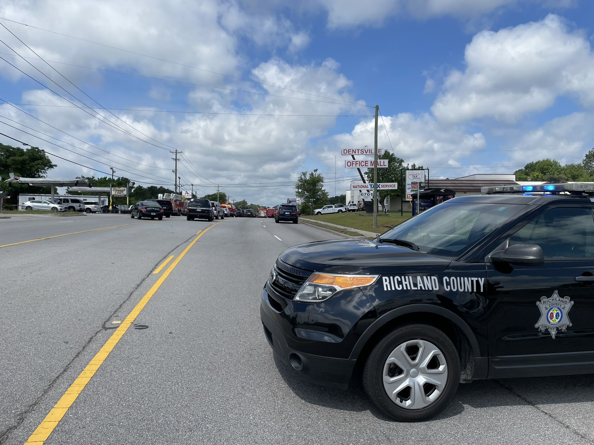 Jordyn Markhoff on Twitter "Large police presence here on Two Notch Rd