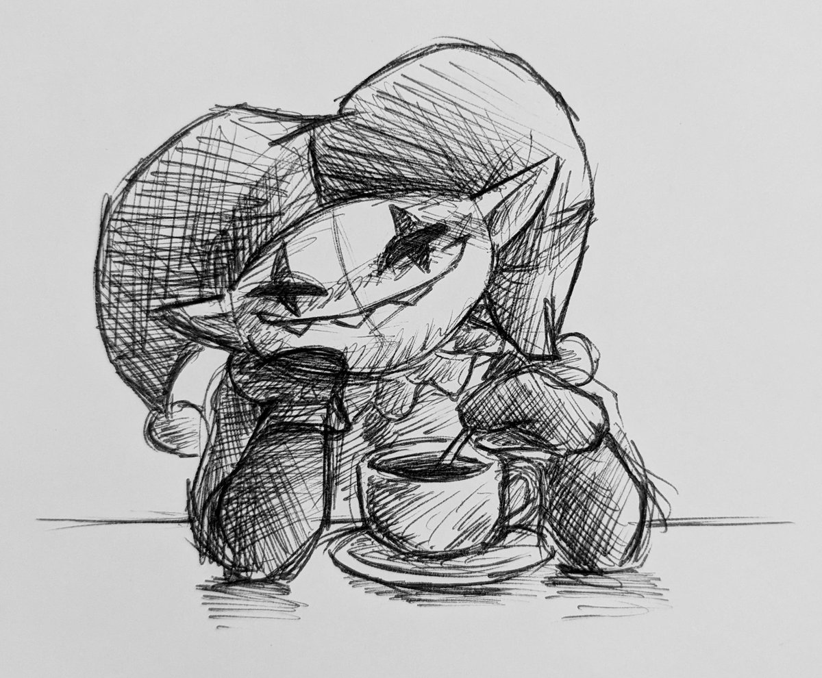 Coffee date, but with whom?

#deltarune #jevil #doodleart