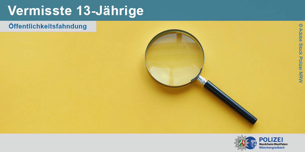 polizei_nrw_mg's tweet photo. Die Polizei bittet um Mithilfe bei der Suche nach der 13-jährigen Kyara K. Sie wird seit Dienstag, 6. Juni, #vermisst. 

Ein aktuelles Foto von Kyara kann unter folgendem Link aufgerufen werden: https://t.co/tM5IV7zBvU

Hinweise an die 02161-290.

#PolizeiMG #Mönchengladbach https://t.co/SlgHpSngaV