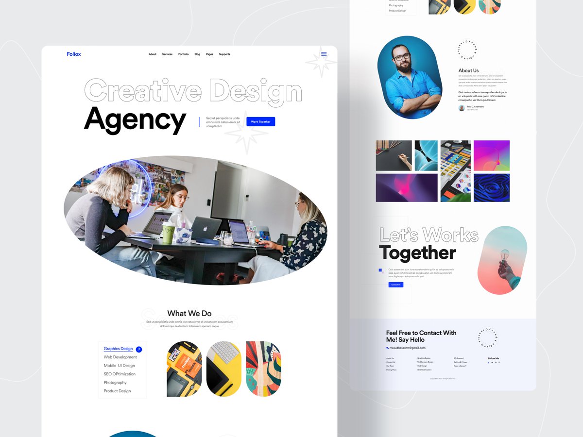 Creative Design Agency Website V:2
Full View: behance.net/gallery/172814…

#uiux #webdesign #design #userinterface #uxresearch #uitrends #ux #ui  #websitedesign #homepage #uxdesign #designagencylandingpage #designagency #uiuxdesign #agencywebsite #digitalagency #agency