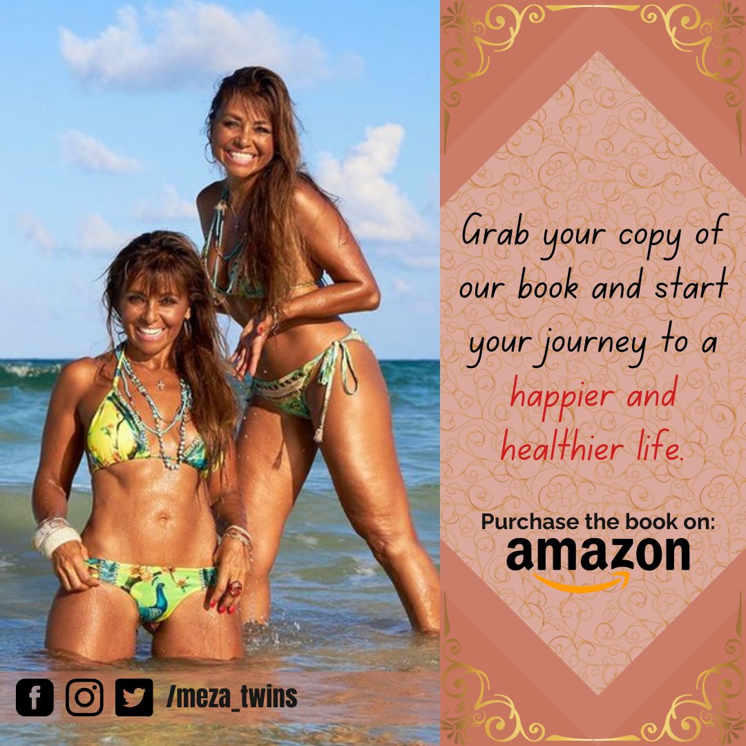 Discover how to use organic ingredients you can find around your home to nourish your skin, hair, and body.   

Click the link below to grab a copy of our book today!  👇👇👇 amazon.com/Natural-Beauti…  

#MezaTwins #NaturalBeauties #HealthyLifestyle #StayingActive #HealthyLiving