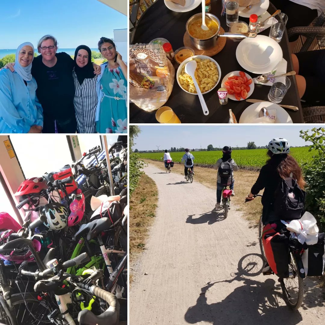 bikeygees's tweet photo. Kaum zu glauben, die Mini-Urlaubszeit an der Ostsee ist schon wieder vorbei. 🤷‍♀️🚴‍♀️🌊⛱🌞 Es wurde viel gelacht, geredet, geradelt, gelernt und auch etwas gechillt. Danke für die schöne Zeit. 😍🚴‍♀️🌞 #teamlove  #womenempowerment #vitaminsea  #cyclingisfreedom #meeresrauschen 💜 https://t.co/M5O4R5Pd4s