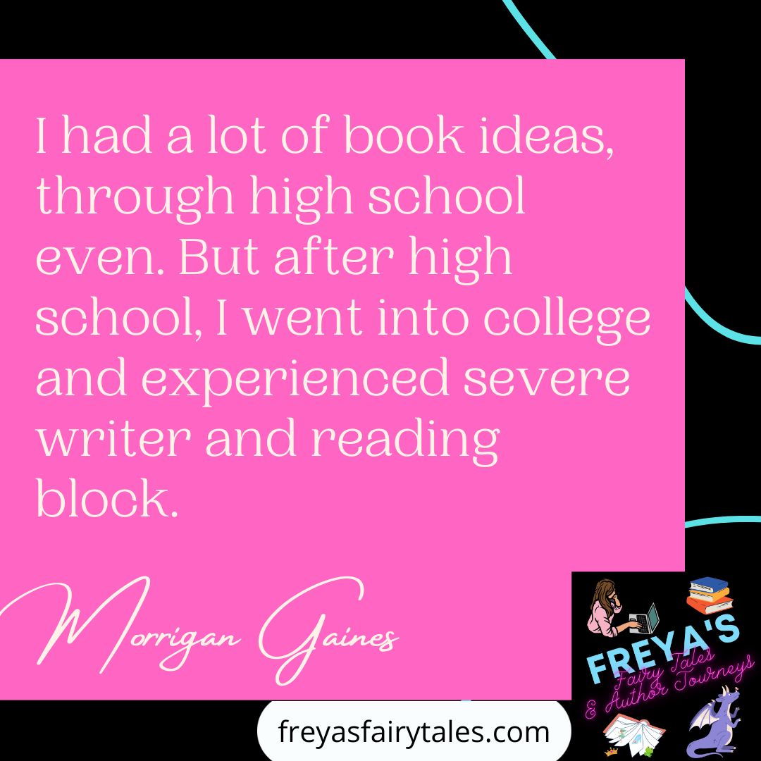 Morrigan_Gaines's tweet photo. I had the amazing experience of chatting with @freyafairytales about my writing process. Check out the first episode here: https://t.co/hSv5UX3cUL https://t.co/EfQCDyeS1o