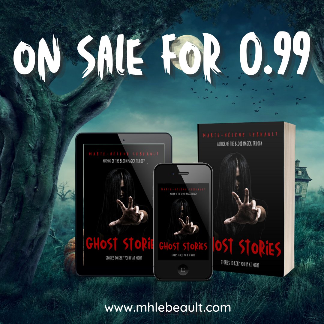 Ghost Stories
books2read.com/u/3LVJoe

Four Creepy YA Short Stories...

#creepy #horror #spooky #halloween #yafiction #shortstories #ghoststories #campfire #fun #shortreads #books #readers #readerscommunity