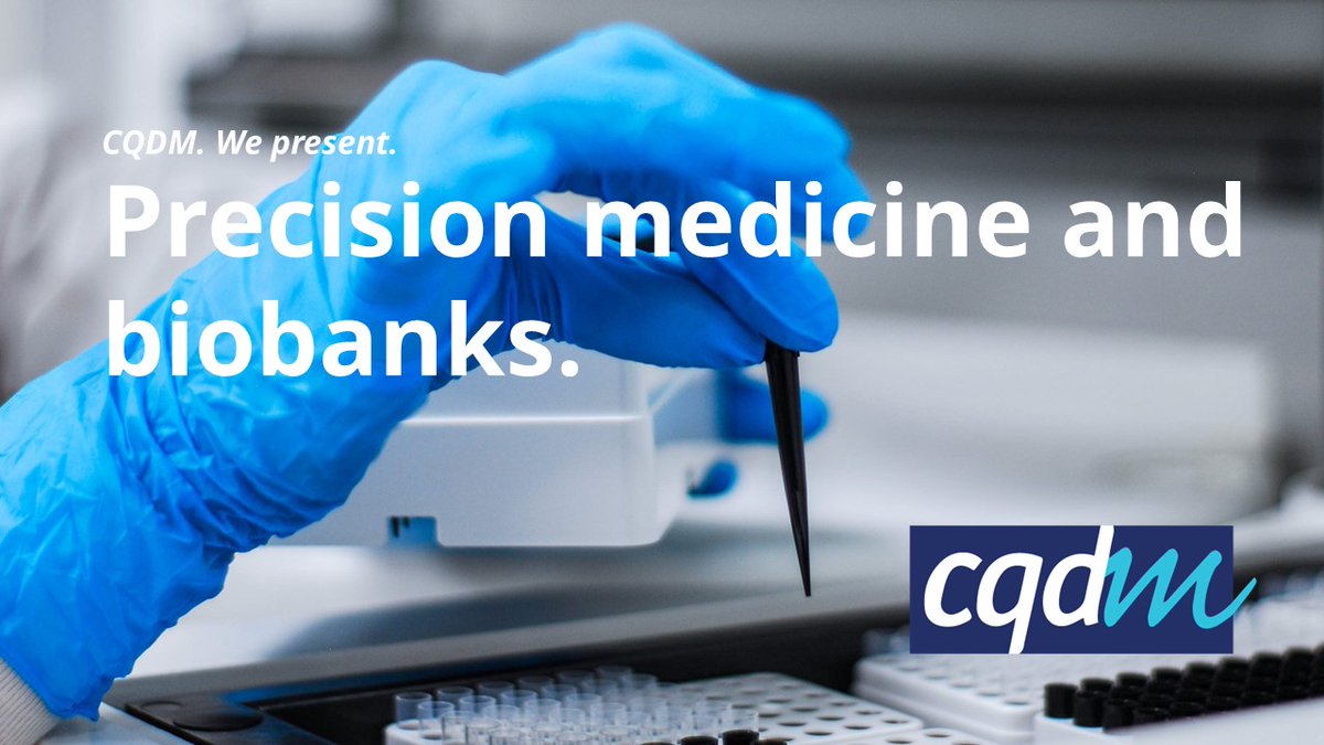 Want to learn more about precision medicine and biobanks? See CQDM's presentation on the subject via this link: youtube.com/watch?v=cpNLVm…