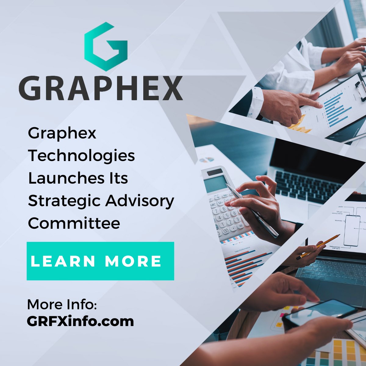 RedChip's tweet image. #BigNews - @GraphexGroup forms advisory committee with experts Greg McKenzie and Tom Rooney, accelerating business objectives. Exciting times ahead! ow.ly/VuRe50OM10H

#EVIndustry #GraphiteProcessing $GRFX #GRFX