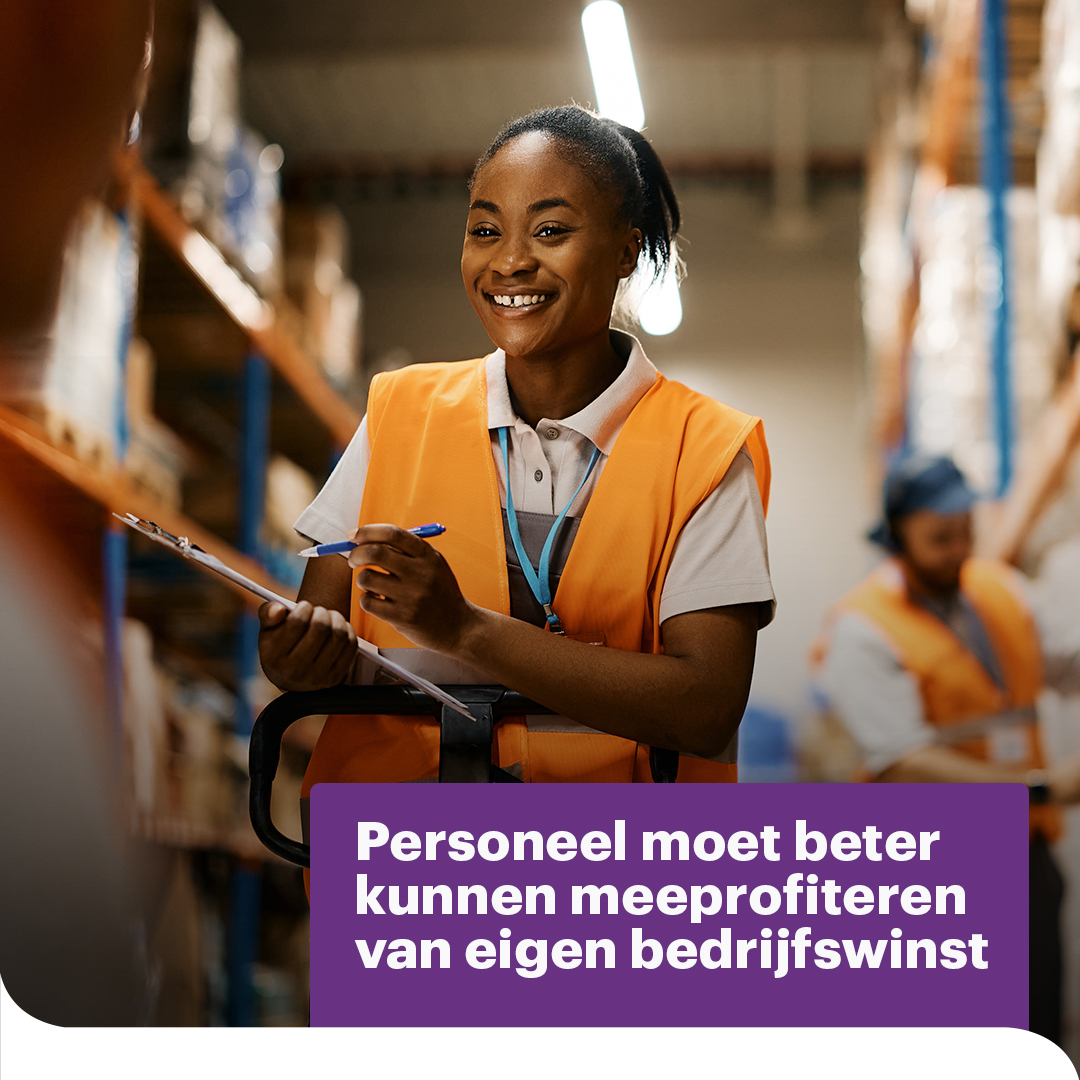 De fiscus beschouwt aandelen als loon, dus onaantrekkelijk voor personeel om bedrijfsaandelen te kopen. Maak het belastingvrij tot €2.000 p/j, zodat iedereen meeprofiteert van stijgende winsten. We roepen de overheid op om dit snel fiscaal te regelen.

cnv.nl/nieuws/cnv-wer…