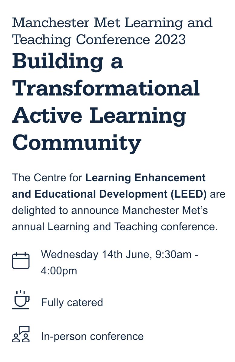Final preparations are in action as we get ready for our Learning & Teaching conference 2023! Whoop! 
#LTconference23 #CPD #AcademicTwitter 

utaresources.mmu.ac.uk/leed-conferenc…
