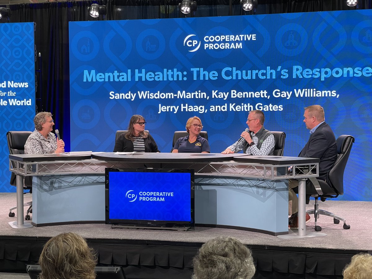 NationalWMU's tweet photo. “When we’re trauma-informed, we see the person and not their behaviors. We see their experiences and not their actions,” said Jerry Haag, president/CEO of @One_MoreChild, during the “Mental Health” panel. 

To find mental health resources, visit https://t.co/PNuJfdKOep #SBC23 https://t.co/3ZdzD5T9F1