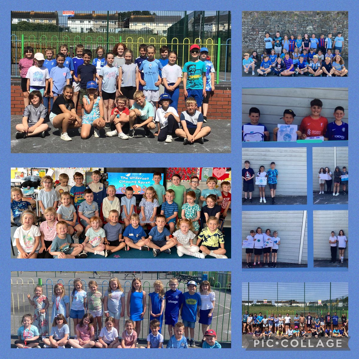 Last Thursday we all wore blue in support and awareness of @WorldOceansDay . Across the school, we explored what we can do to make a difference to our oceans and sea life. #worldoceansday23