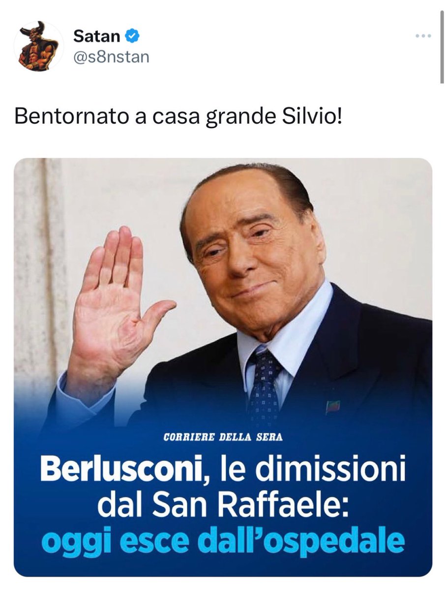 #SilvioBerlusconi