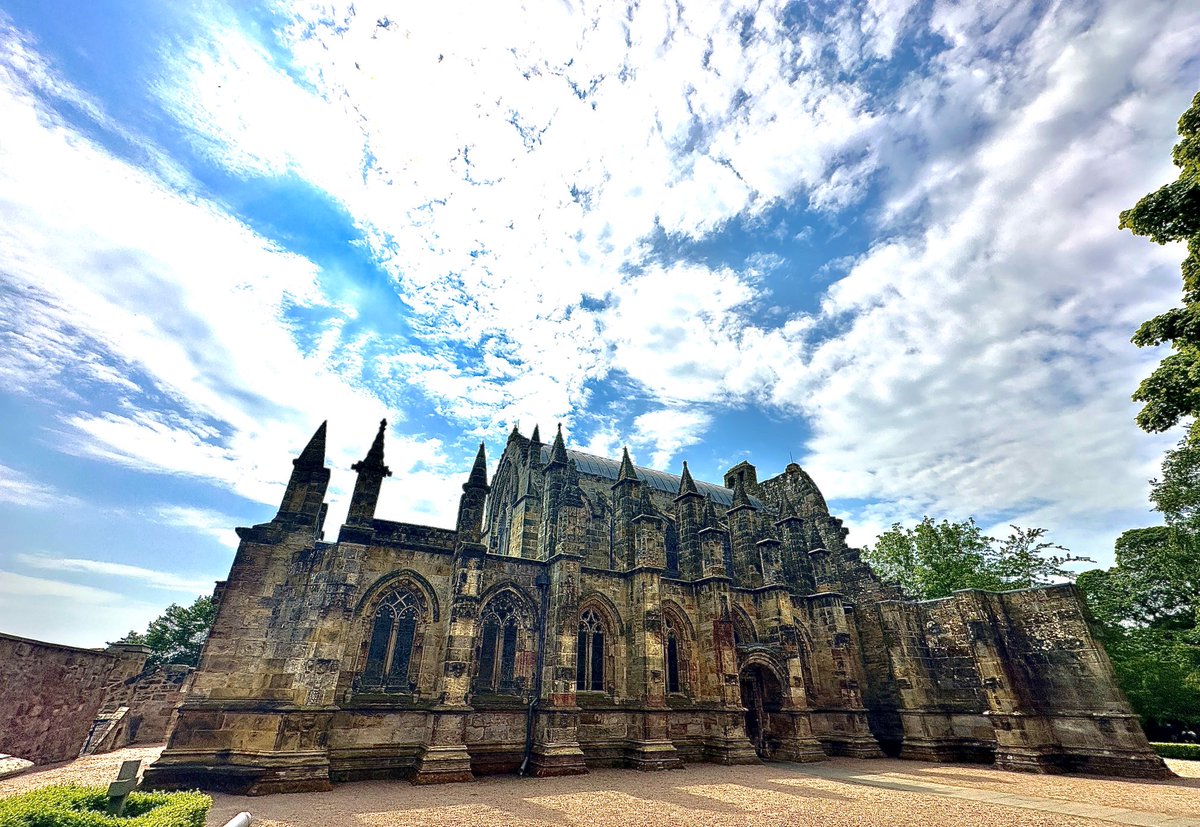 Rosslyn Chapel visit today. #rosslynchapel