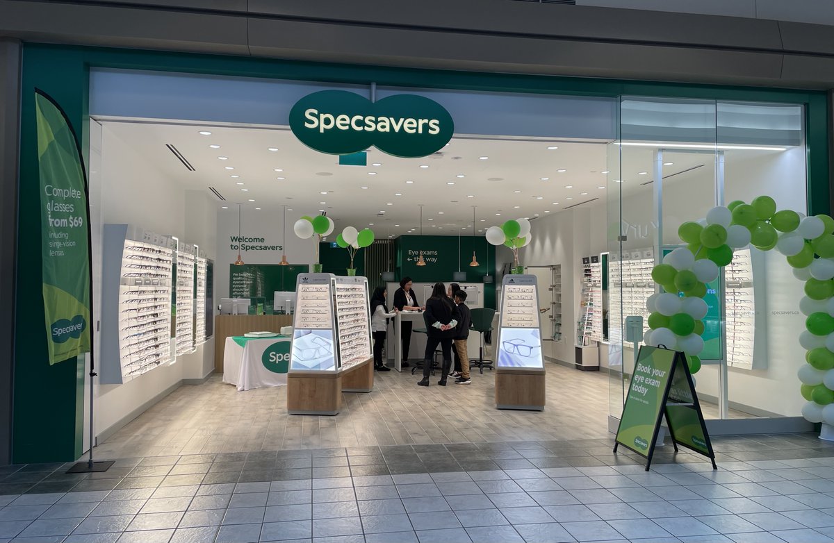 Specsavers is now OPEN near the Food Court.  They can't wait to see you! It will be a good look, they promise.

#CambridgeCentre #CambridgeOntario #WhatsYourShoppingJoy #Specsavers #Eyewear #RetailerLove
