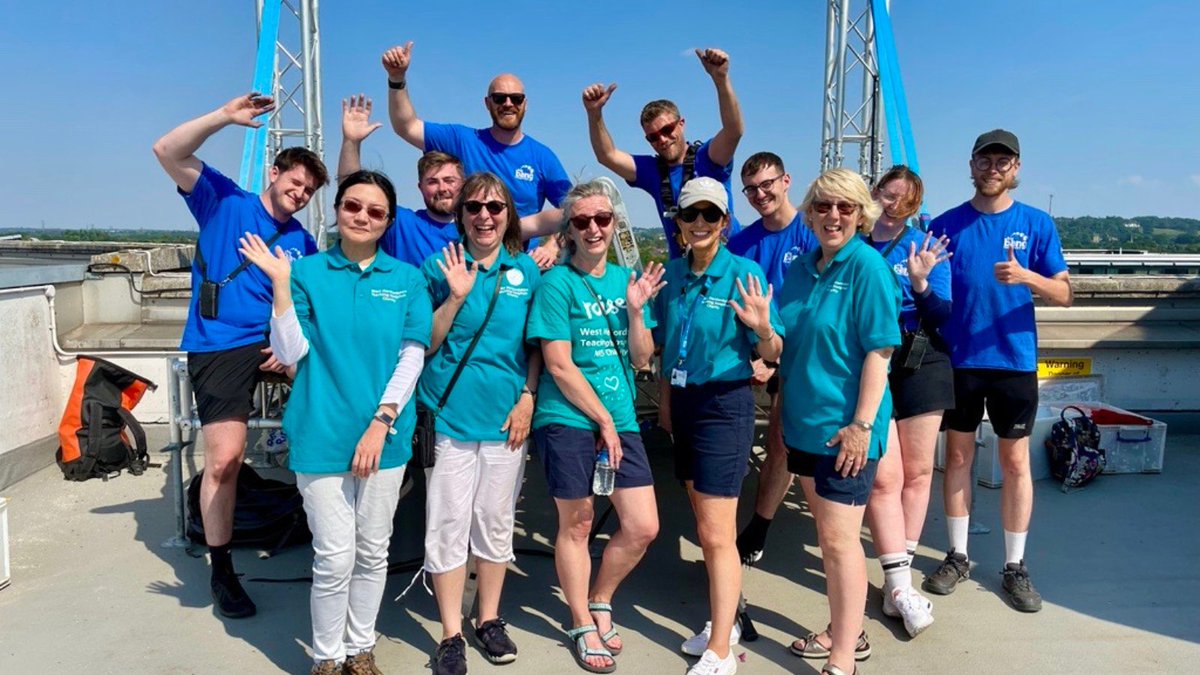 Our abseil challenge on Saturday was a great success, with 49 fearless fundraisers going over the edge of @atriaWatford for <a href="/WestHertsNHS/">West Herts Teaching Hospitals NHS Trust</a> raising over £19,000!

We'll be sharing photos of our abseilers on our socials this week! 💙

Pictured are the Raise team &amp; @BigBangPromotions