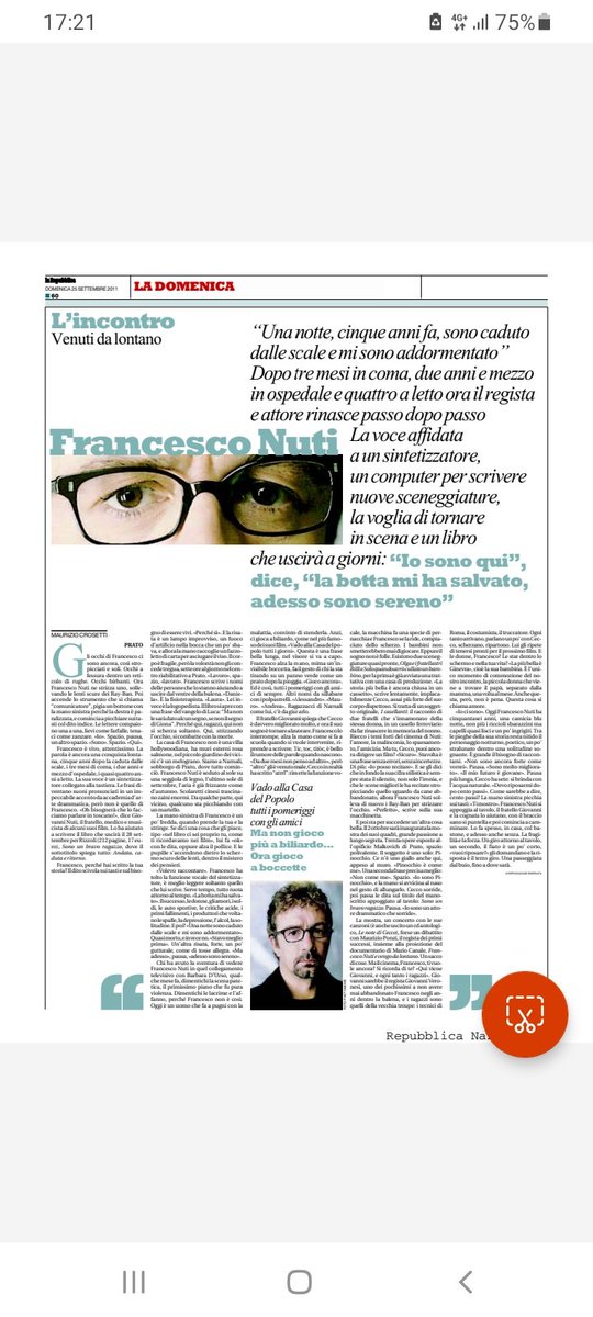 m_crosetti's tweet photo. Quel giorno con Francesco Nuti. @repubblica https://t.co/nw5v9CKKWu