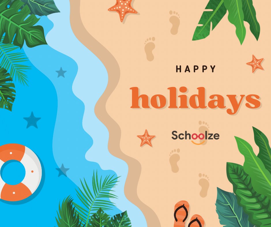 Dance into this holiday season with Schoolze. 
HAPPY HOLIDAYS 🏝️🗺️
.
.
.
.
#summer #SummerBreak #schoolbreak #schools #pta #usaelementary #Holidays #summerholidays #ptatool #schoolonlinesupply #onlinefundraisingtools #fundraiser #SchoolFundraising #edtechteam #USeducation