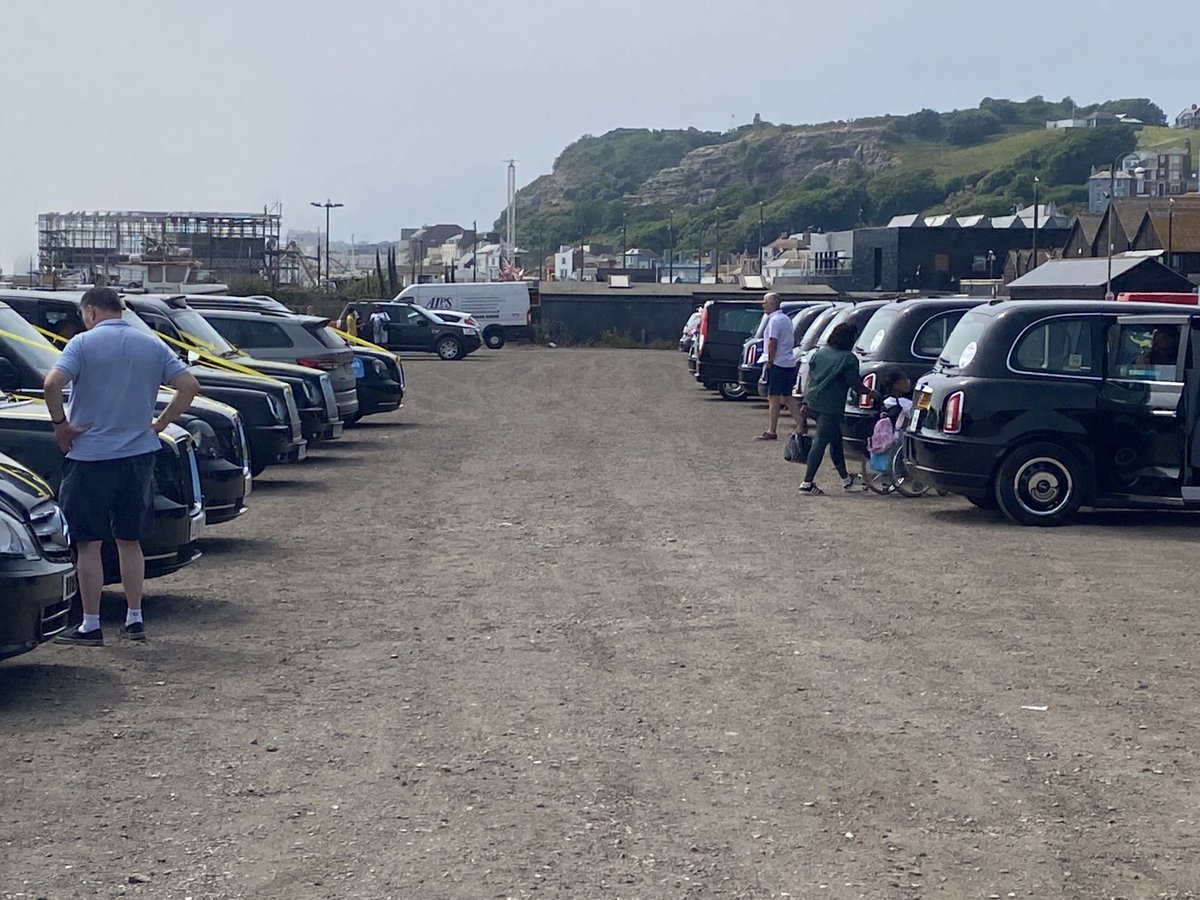 Hastings parked for a rest