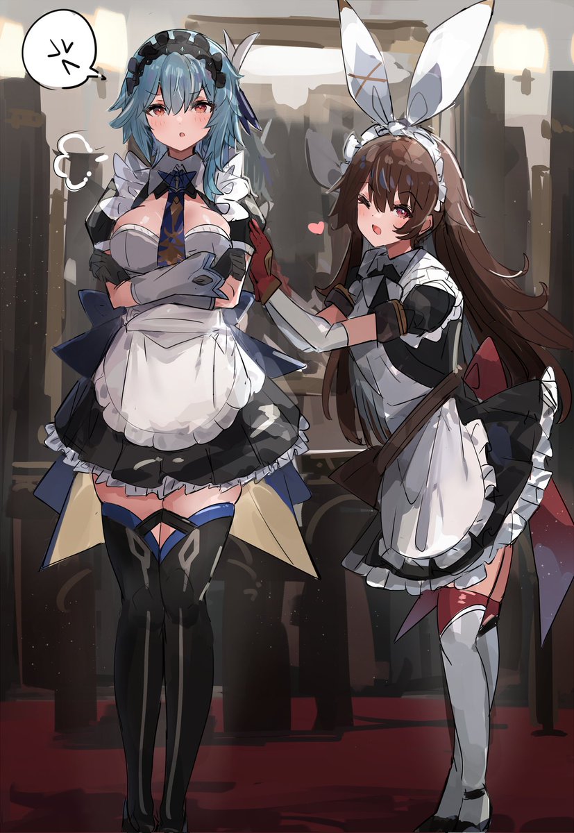 Yorha_Violet's tweet photo. #MondayMaid
💎Eula Lawrence
🏹Amber
⚡ Raiden Shogun
"Algunas chicas se ponen un traje de maid para ayudar en la limpieza del Burdel"
🏹Le has contado de nosotros a tu esposo??
💎Si....
🏹Así que sabe que te amarraba en la cama y te metía un strapon de 20 cm
💎AMBER!! https://t.co/PYaLCtAQLk
