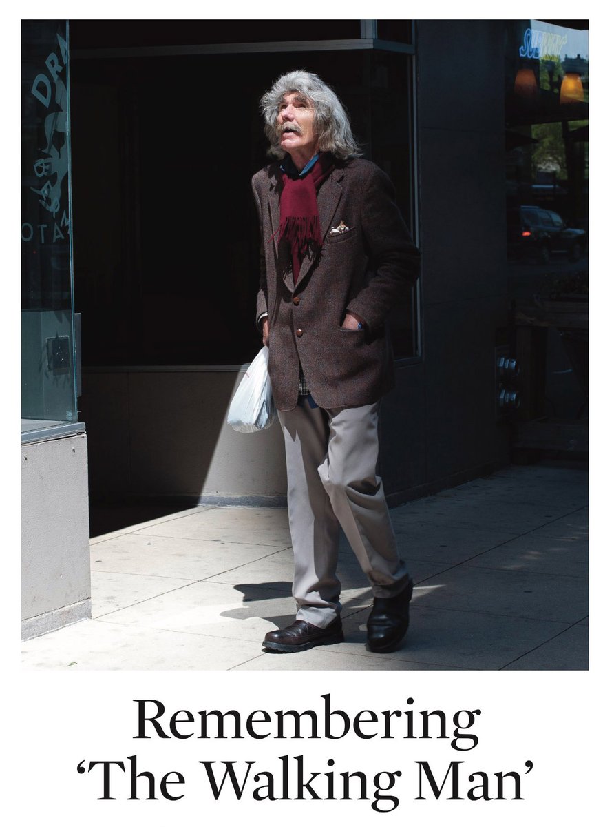 ChristyGutowsk1's tweet image. I&apos;m thrilled by the outpouring of responses to our Chicago Tribune Sunday feature on the life of Joseph Kromelis, a Chicago icon.  More than 100 people took the time to write to me, including a 50-year subscriber. Let&apos;s hope some good will come in the Walking Man&apos;s honor.