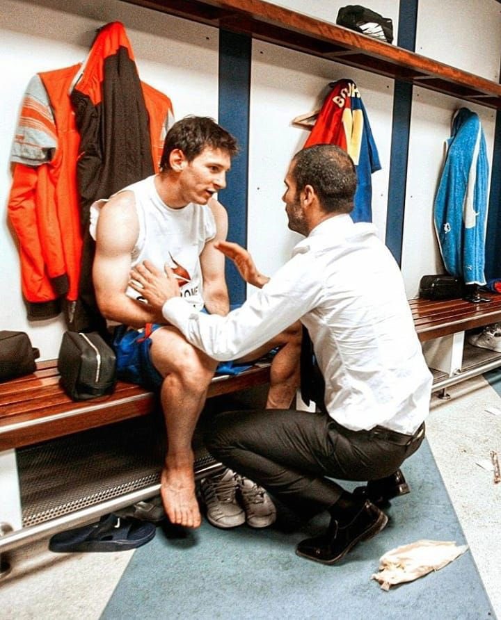 ليذَهب كلٌّ منّا في طريقه، أنا نحوك وأنتَ نحوي

#PepGuardiola 
#messi