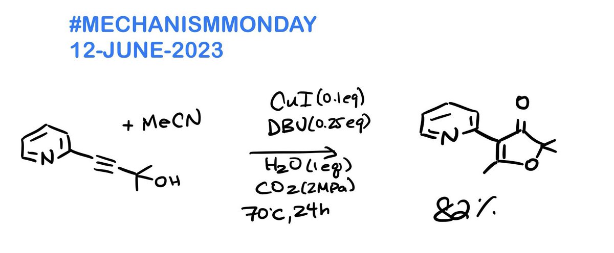 Good morning/afternoon/evening, sunshines/moonlights! 🌞 🌚 Here’s today’s #mechanismmonday, can you solve it? Answer soon! #realtimechem