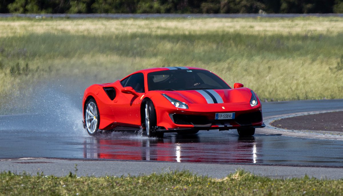Ferrari's tweet photo. Participants traversed entire countries in the #FerrariRoadToLeMans tour, arriving at the track in #LeMans for a lap in support of the #LeMans24 that was to be held. Little did they know, just a few days later, they would be celebrating a historic win.

#DrivingFerrari #Ferrari https://t.co/nWJLQj0gxC