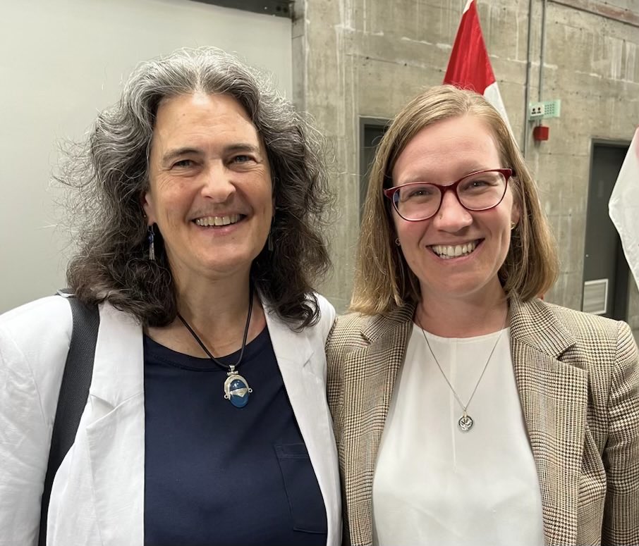 Great to catch-up with ⁦<a href="/karinagould/">Karina Gould</a>⁩ this morning in Montreal. The new Social finance fund of 90M$ for Quebec is welcome news for social purpose organisations!  #socialfinance  #économieSociale  #SocialPurpose