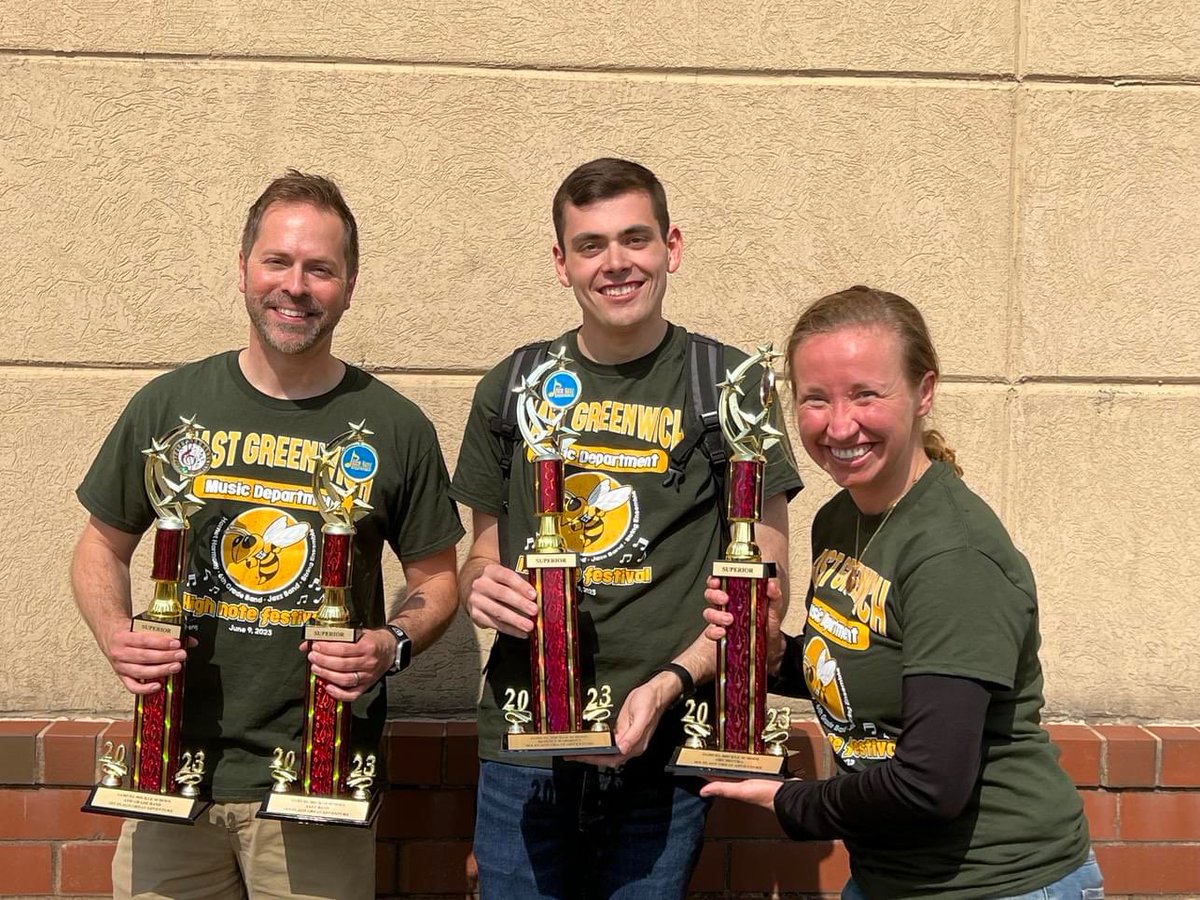 WeAreEGTSD's tweet photo. All 4 ensembles received the highest score of SUPERIOR!  Congratulations!  We are so proud of our students' dedication and hard work, and we are grateful for Mr. Gillespie, Mr. McGarrigle and Mrs. Stewart! #EGTSDproud https://t.co/Q3uo2PUyMl