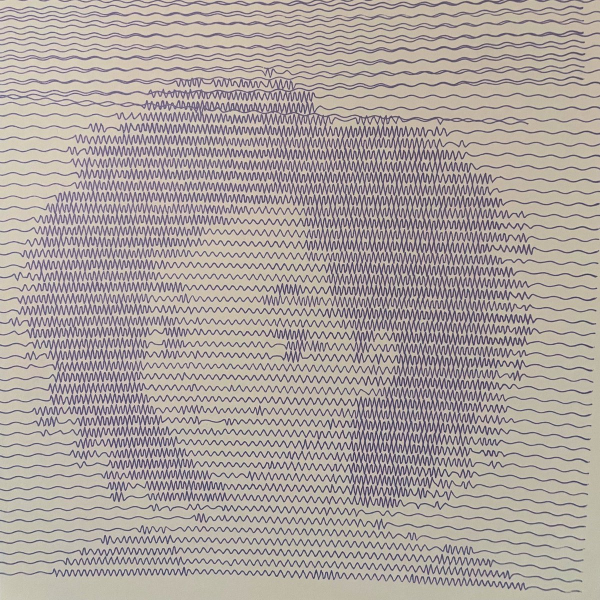 indigitalcolor's tweet image. Day 1 of #PlotParty

Portraits using Squiggle Draw algorithm.  

The silver plot is from today and the  purple one is an older plot. Today my purple gel pen in decided to plot bright silver. I’m filing today under “test plot”. #PlotterTwitter