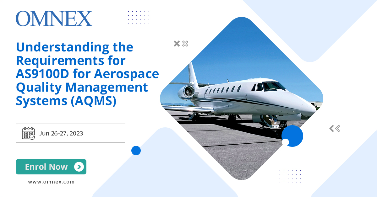 Enroll for our two days course - 'Understanding the Requirements for AS9100D for Aerospace Quality Management Systems (AQMS)'
Date: Jun 26-27, 2023
hubs.li/Q01T4TjY0

#AS9100D #AQMS #AerospaceIndustry #QualityManagement #AerospaceEngineering #Compliance #ISOStandards