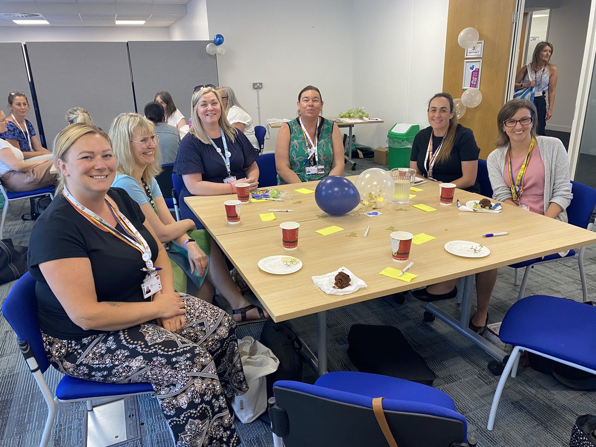 CAV_SNTEAM's tweet photo. What a lovely afternoon celebrating the staff of the Cardiff and Vale School nursing team, in collaboration with our health visiting and CCNS colleagues 🙌 #appreciation @DredgeSandra more pics to follow!! @CAV_CYPFHS https://t.co/c2xCHpe5q4