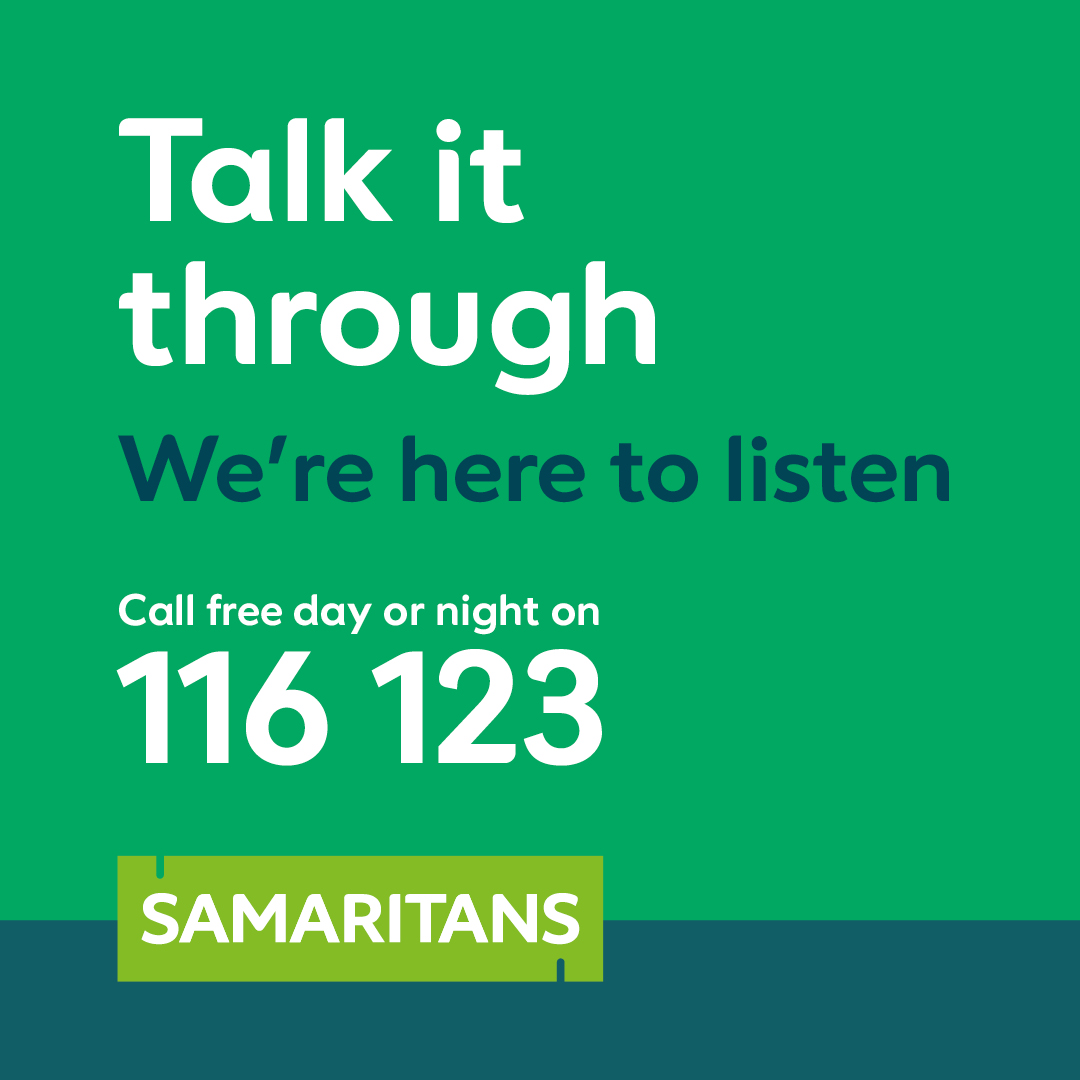 Whatever happens this week, you're not alone. One of our volunteers will face it with you 💚
