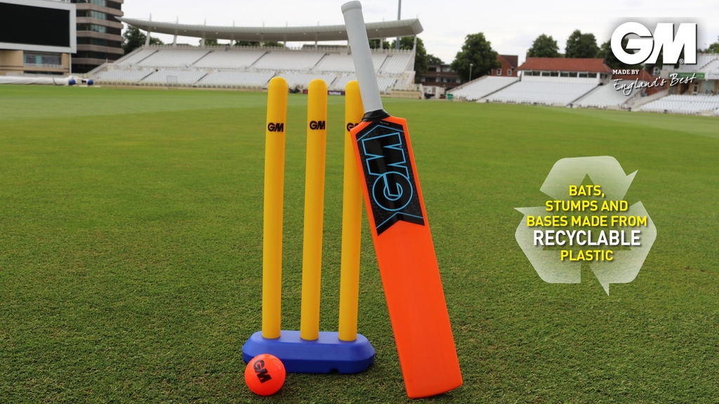 If you’ve got a cricket-loving 8-11 year old in the house, the Striker Cricket Set is perfect for their development! 

The set in includes a perfectly scaled moulded bat, all-weather stumps and base, a rubber ball and a handy carry bag 🏏❤️

#cricket #gmstriker #gm2023 #teamgm