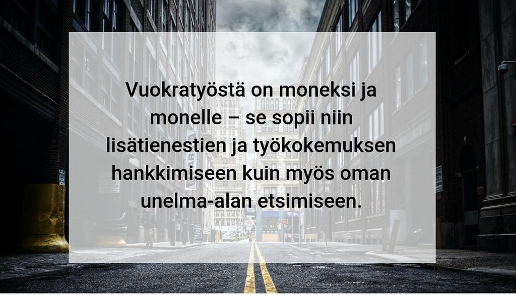 AvoimetT's tweet photo. Töihin opiskelujen ohella https://t.co/1Lsk8PUhLM

#opiskelu #rekry #töitä https://t.co/FKPQ6aB0ae