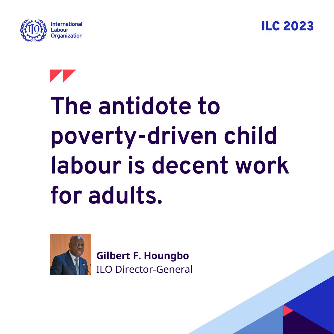 160 million children, almost one-in-10 worldwide, are in child labour.

Half of them are in the most hazardous forms of child labour.

@GilbertFHoungbo's message on #NoChildLabour Day.