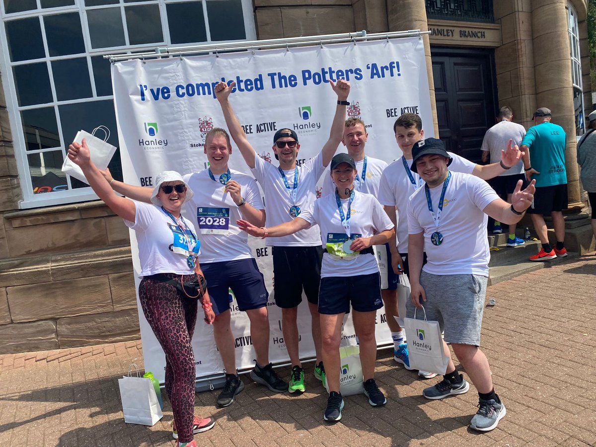 Following the success from 2022, the Alextra Team were back and have once again completed the #PottersArf! So far we have raised over £1,000 for @DougieMacStoke! Thank you for everyone who has supported the Alextra Team - shorturl.at/gjlE6