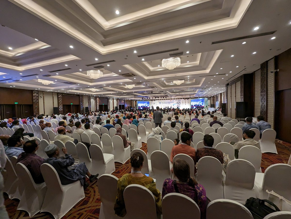ZLanszki's tweet photo. 11th One Health Bangladesh Conference 2023. π§π©π I am very happy to be here as a PhD student. I heard excellent presentations today. π¦ 𧬠This is a beginning of a really great collaboration with local professionals. π¦ππ¦π§π©ππΊ @PhDVoice #phdlife #OneHealthBD #OneHealth https://t.co/Cq0eT07dji