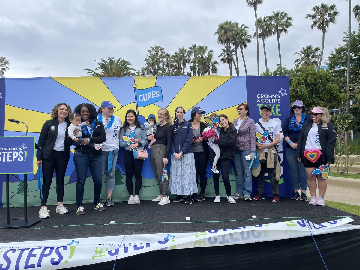 1/ Yesterday was an amazing day with the @ChildrensLA IBD team present to show our support to our #IBDpatients at the @CCfdnLosAngeles Take Steps walk. Dr Danialifar was honoured for her dedication and highlighted our #MultiD program.