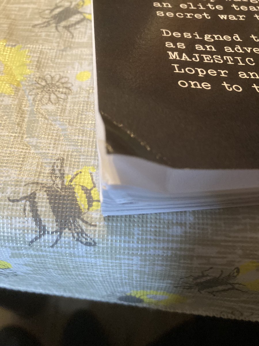 Angrypantz's tweet image. Really chuffed to have the new @snarlingbadgers book arrive today. Not so impressed with @RoyalMail or Wargames Vault for the treatment of the book.