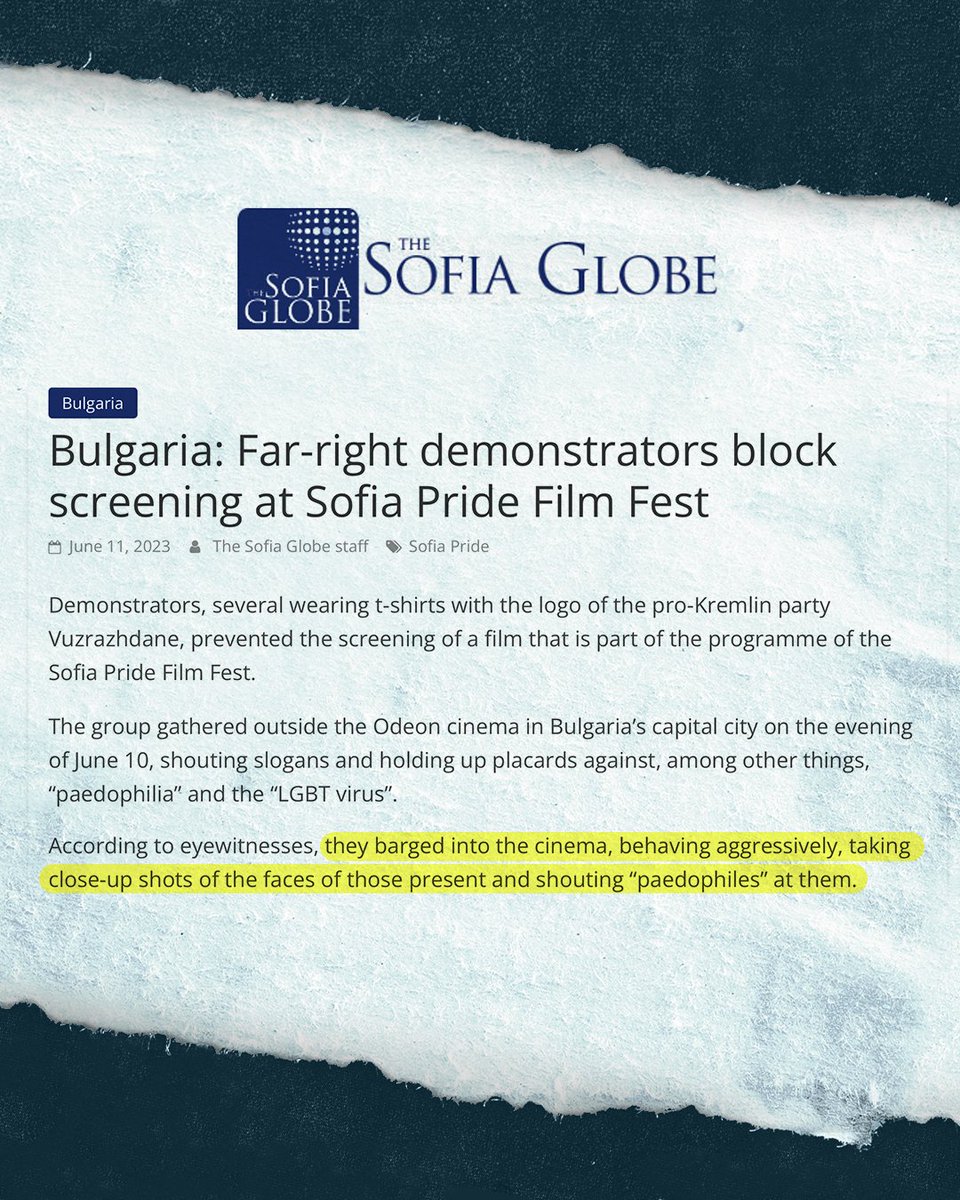 🚨 Attack on #SofiaPride event! 🚨 It’s highly likely that more attacks on Pride events will take place in the coming days and weeks in #Bulgaria. It’s time to dial up the pressure! ✍️ Sign now: allout.lgbt/bulgariaattack…