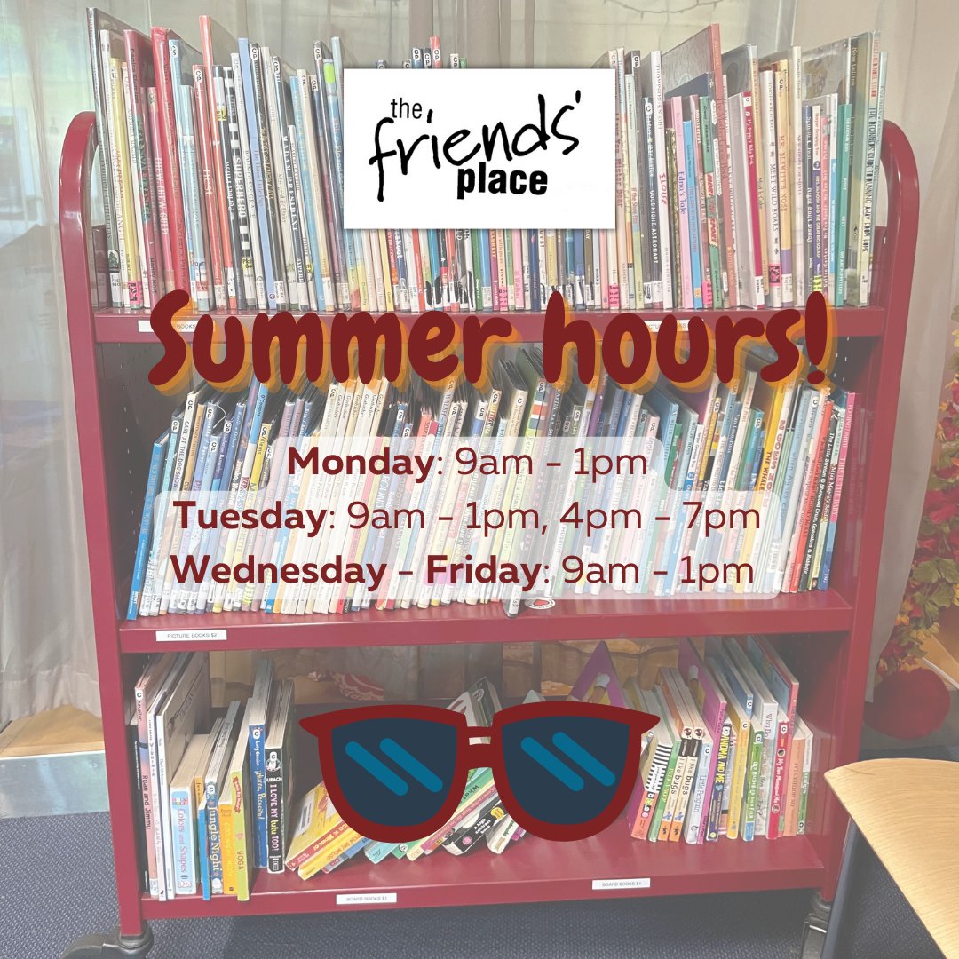 plfriends's tweet photo. Stop by the Friends' Place at Burton Barr library during our new summer hours! 

Monday - Friday, 9am-1pm
Tuesday evening hours: 4-7pm

#phoenixlibraryfriends #loveyourlibrary #PHXfriends #friendsofthephoenixpubliclibrary https://t.co/KEk7RoxFxm