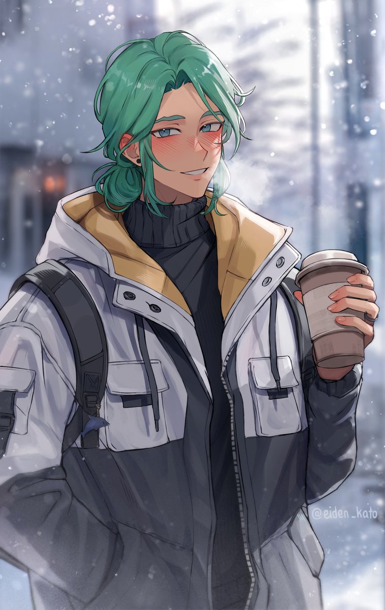 Summer boy in winter (•ิ_•ิ)🌨️
#OurLifeBeginningsAndAlways #CoveHolden @Patch_Games