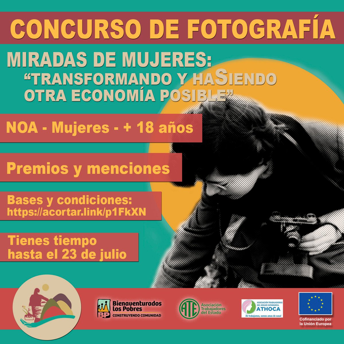 𝟭.𝗲𝗿 𝗖𝗢𝗡𝗖𝗨𝗥𝗦𝗢 𝗗𝗘 𝗙𝗢𝗧𝗢𝗚𝗥𝗔𝗙𝗜́𝗔 "𝑀𝑖𝑟𝑎𝑑𝑎𝑠 𝑑𝑒 𝑀𝑢𝑗𝑒𝑟𝑒𝑠: 𝑡𝑟𝑎𝑛𝑠𝑓𝑜𝑟𝑚𝑎𝑛𝑑𝑜 𝑦 ℎ𝑎𝑆𝑖𝑒𝑛𝑑𝑜 𝑜𝑡𝑟𝑎 𝑒𝑐𝑜𝑛𝑜𝑚𝑖́𝑎 𝑝𝑜𝑠𝑖𝑏𝑙𝑒" destinado a todas las mujeres de la región NOA.
ℹ +INFO 👇🏽
drive.google.com/file/d/1Emgq8b…