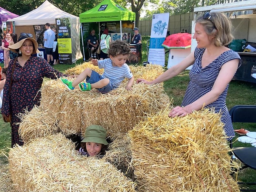 A big THANK YOU to everyone who stopped by to say hello at the #ecovillage #LambethCountryShow. All the kids had a riot with our hay bale den & we hatched some great plans for future Fat Nat projects. Weren't we lucky with the weather too! #landscapedesign #socialenterprise