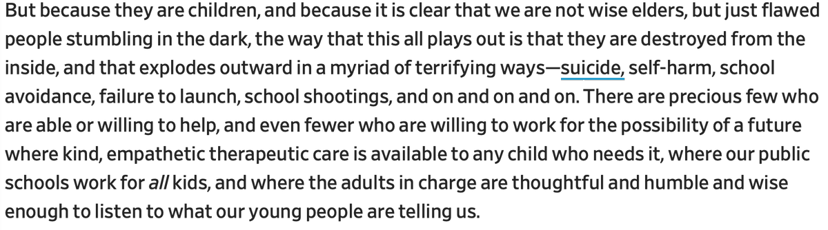 Read this important piece on how the world we have created for kids like Ash does not work for them.