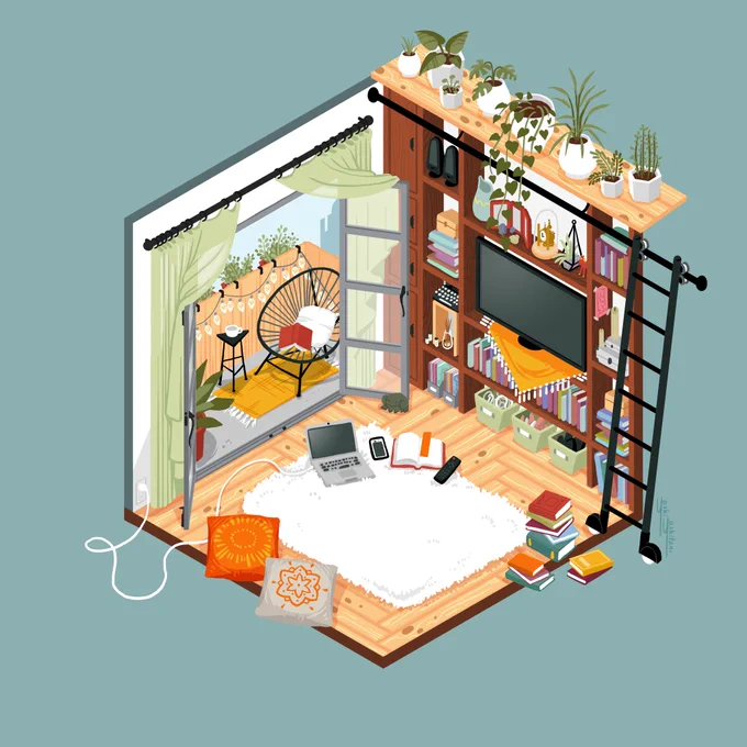 I've realized I could never be truly relaxed and happy in a minimalist space.