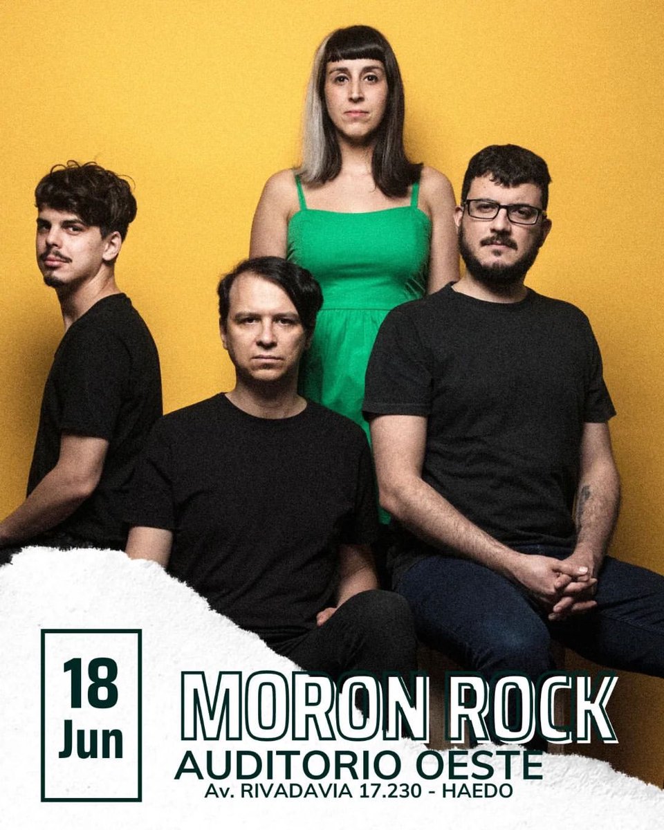 Amigues! 
✨ Tenemos fecha nueva!!!! ✨
Este domingo 18 DE JUNIO en AUDITORIO OESTE
Se viene el #MoronRock 🔥

Entrada libre y gratuita
Capacidad limitada.

Nos vemos ahí? 🤩

<a href="/CulturaMoron/">Cultura Morón</a> 
@MunicipioMoron 

#lacaradelosultimos #lcdlu #10años #moronrock #moron