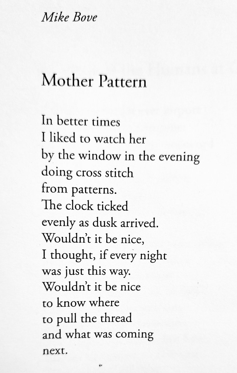 Another small wonderful poem by Portland Maine's Mike Bove from the latest stacked issue of Poetry East.