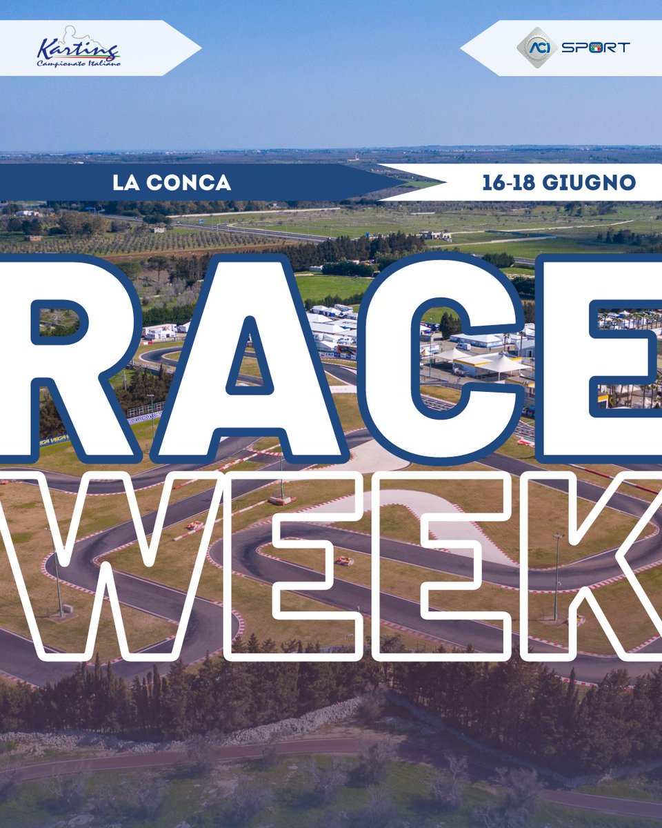 Questo weekend si corre ancora con il CIK di nuovo in pista al Kartodromo La Conca, in scena le gare delle classi MINI GR.3, OK-N, OKN-J, KZ2 e KZN 💨

#CIK #ACIKarting #ACISport